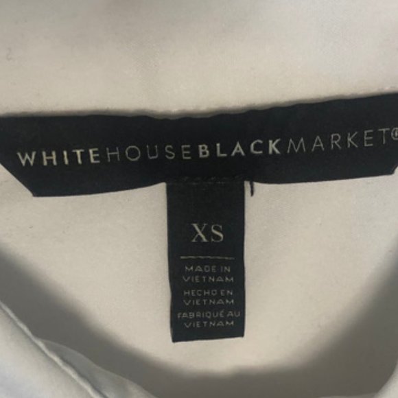 WHBM: Ruffle-Front Poplin Blouse - Picture 6 of 7